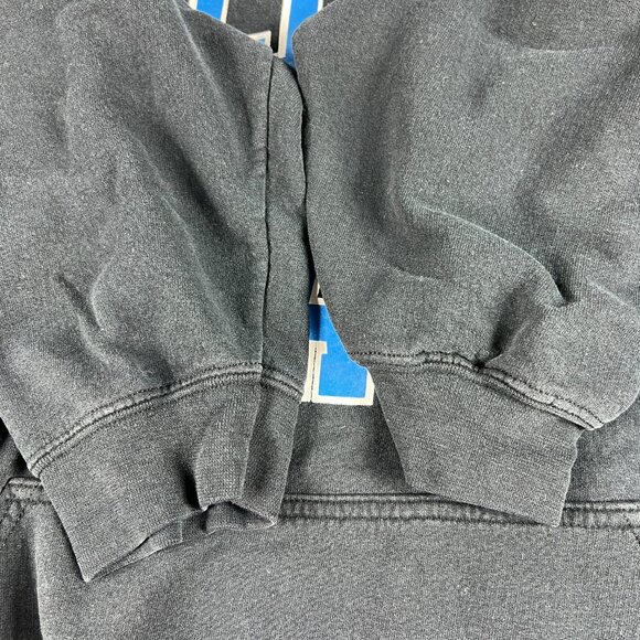 Y2K Illinois State Red Birds Sweatshirt Extra Large Black & Blue Faded Hoodie - Picture 8 of 16